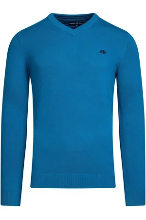 Raging Bull Pull classique en maille à col en VXL