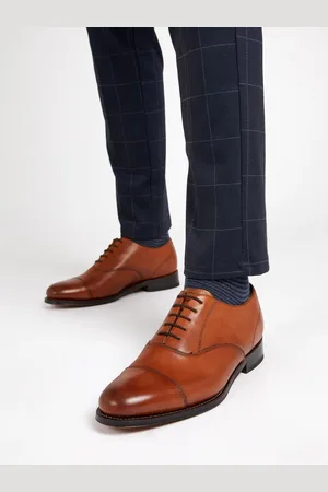 JONES BOOTMAKER Mens Barnet Goodyear Welted Leather Oxford Shoes