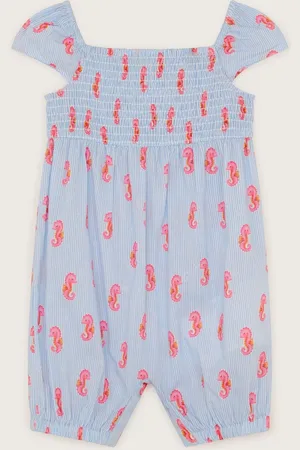 Monsoon Baby Smocked Seahorse Romper8086cm