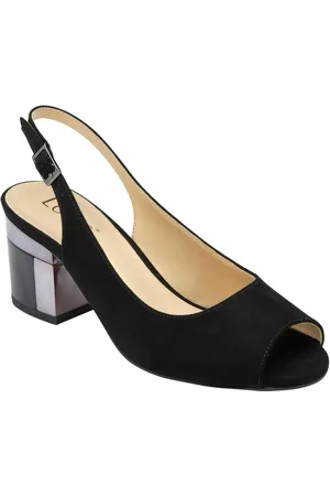Lotus Peep Toe Slingback Shoeseu42