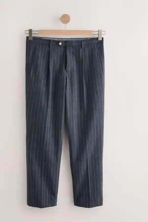 Next Regular Fit Striped Suit Trousers38r