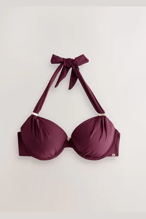 Next Haut de bikini rembourré à bretelles et halter à armatures90DD