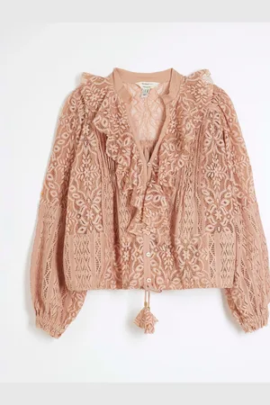 River Island Lace Ruffle Top36