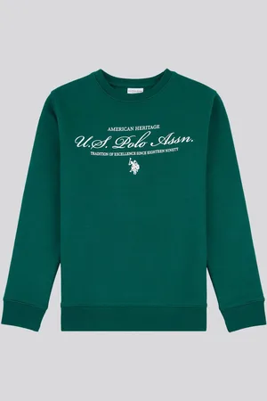 U.S. Polo Assn. U. S. Polo Assn. Garçons Premium Graphic Col rond Sweat-shirt15 - 16 ans (170 - 176cm)