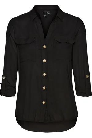 VERO MODA Chemises boutonnées en rayure 100% coton36