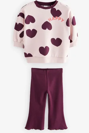 Next Ensemble Sweatshirt et Leggings évasés (3mths-7yrs)12 - Mois 18 (80 - 86cm)
