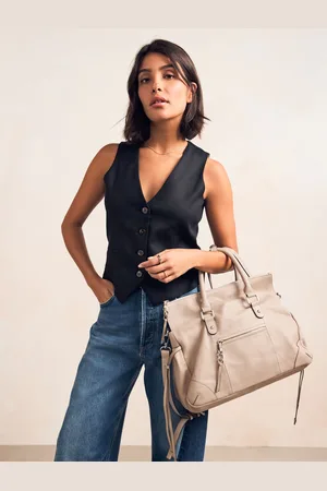 Next Sac à main en cuir lavéun