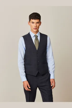 Next Gilet de costume à carreaux Prince de Galles58 Régulier (UK 48 R)