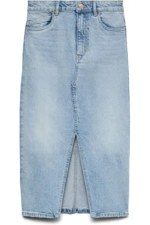 VERO MODA Taille haute Denim Mi-long JupesL 12