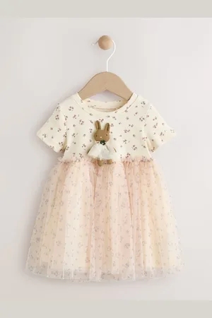 Next Manches courtes Robe de fête en maille côtelée (3mois-7ans)98104cm