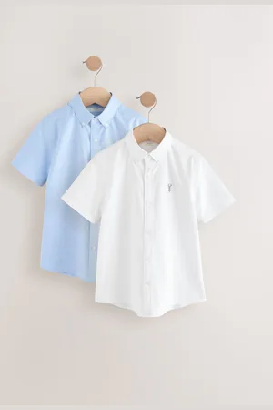 Next Manches courtes Coton riche Oxford Chemise (3-16ans)152158cm