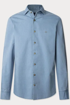 Hackett Habillé Fit Denim ChemisesMédium