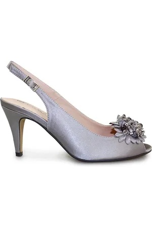Lunar Escarpins Sabrina en satin à bride arrière