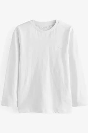 Next 100{T-shirt uni à manches longues en coton (3mths-7yrs)3 - 4 ans (98 - 104cm)