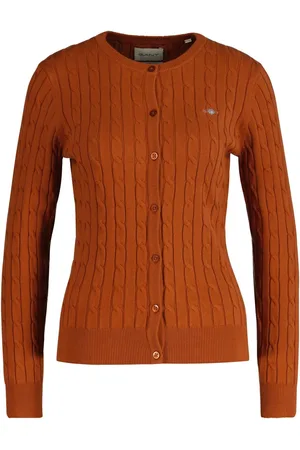 GANT Cardigan torsadé en cotonlarge
