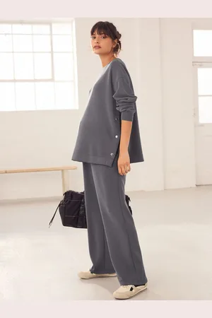 Next Maternity Soft Touch Wide Leg JoggersGrand