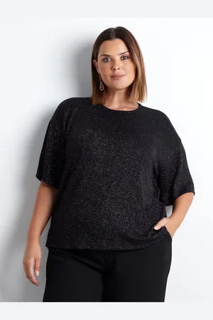 Live Unlimited London Curve Sparkle Jersey T-Shirt42