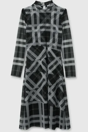 Reiss Robe mi-longue à carreaux Sophia12 - 13 ans (152 - 158cm)
