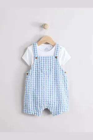 Next Ensemble salopette et body tissé pour bébé (0mths-2yrs)9 - Mois 12 (74 - 80cm)