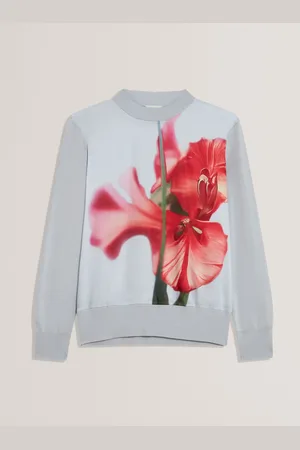 Ted Baker Eloaa-Woven Front Printed Sweater38