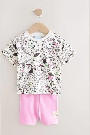 Next Disney 101 Dalmations Ensemble t-shirt à manches courtes et short cycliste (3 mois - 7 ans)7480cm