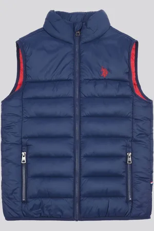 U.S. Polo Assn. U. S. Polo Assn. Gilet matelassé à panneaux pour garçons14 - 15 ans (164 - 170cm)