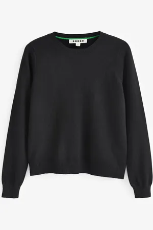 Boden Eva Cashmere Col rond 100% Coton PullS