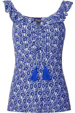 Joe Browns Floral Tassel Trim Top46