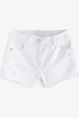 Next {Short en coton à100bord effiloché (Denim 3-16ans)3 ans (98cm)