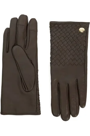 Dune Idols Woven Leather Winter GlovesM-L