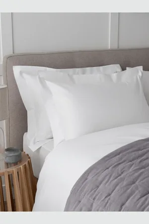 Next Ensemble de 2 N. Premium 400 Nombre de fils 100% Coton égyptien Taies d