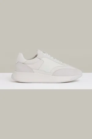 Reiss Baskets de running en cuir et daim Emmettr. u.7eu41
