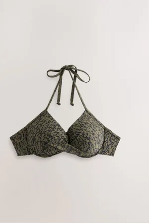 Next Haut de bikini rembourré plongeant avec armatures rembourré34 A-B