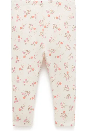 Purebaby Floral Rib Leggings7480cm