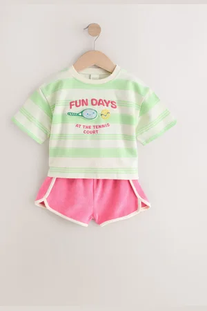 Next Ensemble 100% haut et short en coton (3mois-7ans)110116cm