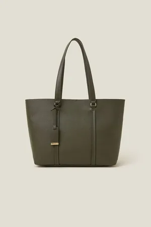 Accessorize Faux Leather Tote Bagun