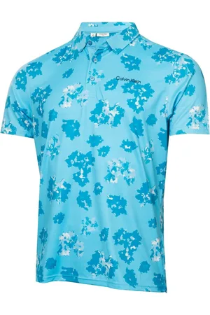 Calvin Klein Cyber Floral Printed Polo ShirtGrand