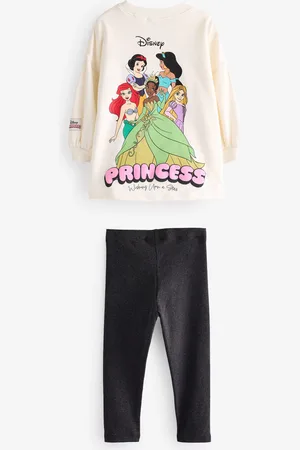 Next Disney Princess Long Sleeve 100% Cotton T-Shirt and Leggings Set (3mths-7yrs)3 - 4 ans (98 - 104cm)