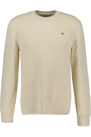GANT Quarter Zip Textured JumperXL