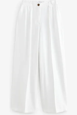 Next Pantalon large à dos élastique34