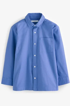 Next Relaxed Fit Long Sleeve Oxford Shirt (3-16yrs)8 ans (128 cm)
