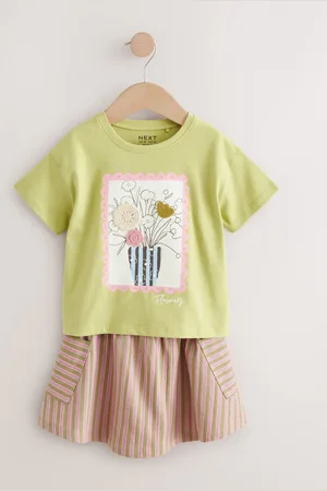 Next 100T-shirt en coton % & Ensemble Jupes (3mths-7yrs)116122cm