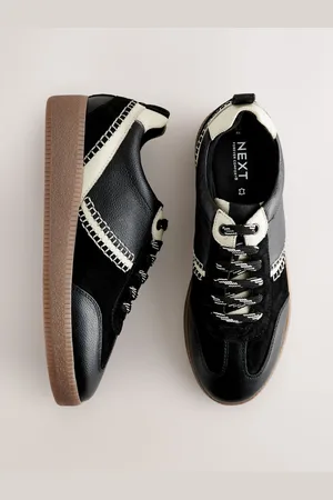 Next Forever Comfort Leather Chunky Sole Lace-Up Trainers