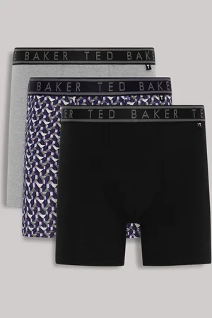 Ted Baker Heather Retro Geo Boxer Briefs 3 PackMédium