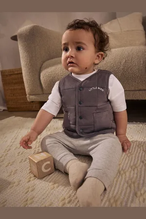 Next Baby Gilet and Joggers 3 Piece Set3 - Mois 6 (62 - 68cm)