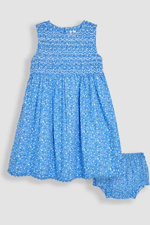JoJo Maman Bébé Floral Smocked Summer Dress116122cm
