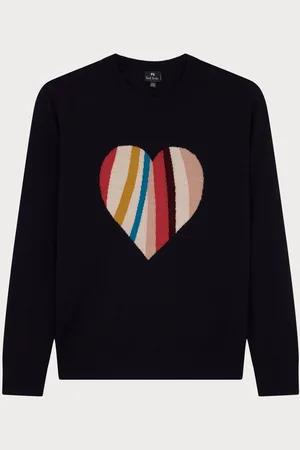 Paul Smith Bleu Swirl Caur Knitted Pullxsmall