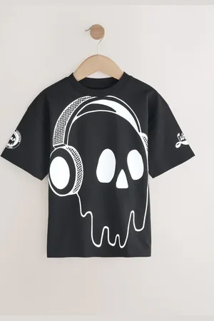 Next Relaxed Fit Short Sleeve Graphic Print T-Shirt (3-16yrs)116122cm