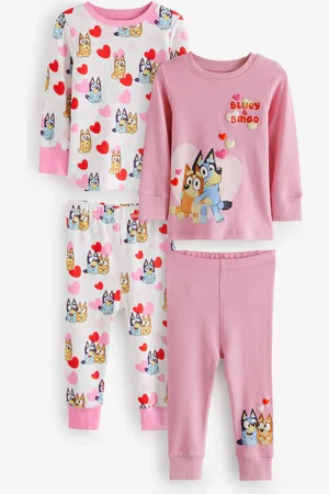 Next Long Sleeved Snuggle 100% Cotton Pyjamas 2 Pack (12mths-8yrs)116122cm