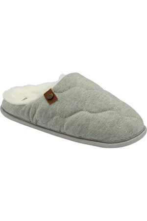 Dunlop Chaussons mules matelassés à bout fermé femme